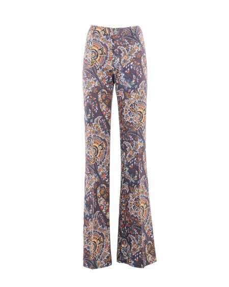 Shop ETRO  Pantalone: Etro pantalone fantasia floreale.
Vestibilità slim.
Vita media.
Chiusura con gancio e cerniera.
Tasche a filetto sul retro.
Composizione: 95% viscosa, 5% elastan.
Made in Italy.. WREA0033 99SADC6-X0810